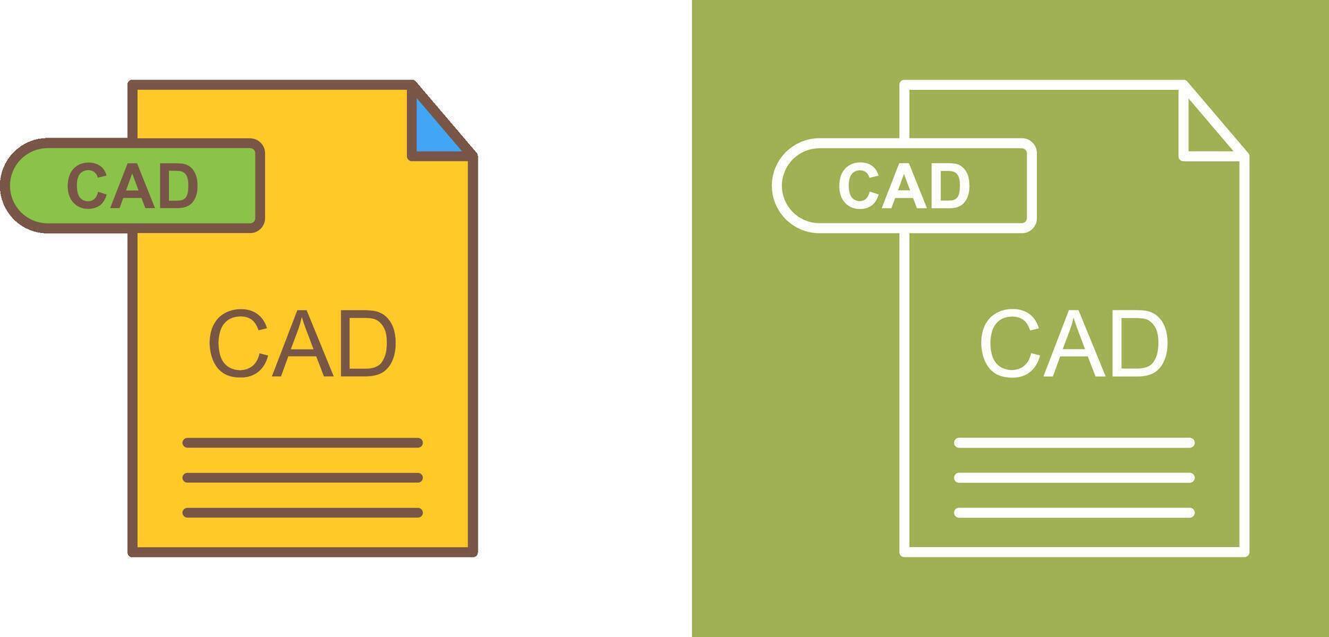 CAD Icon Design vector
