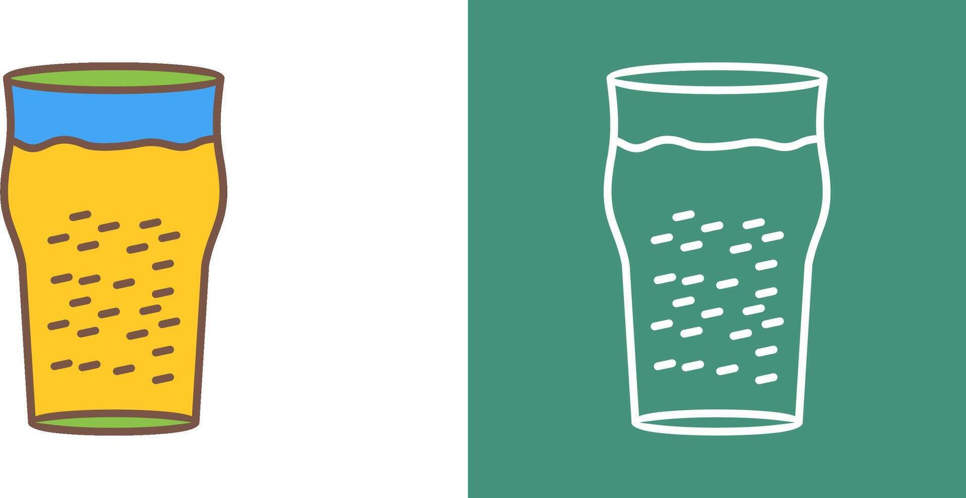 Pint of Beer Icon Design vector