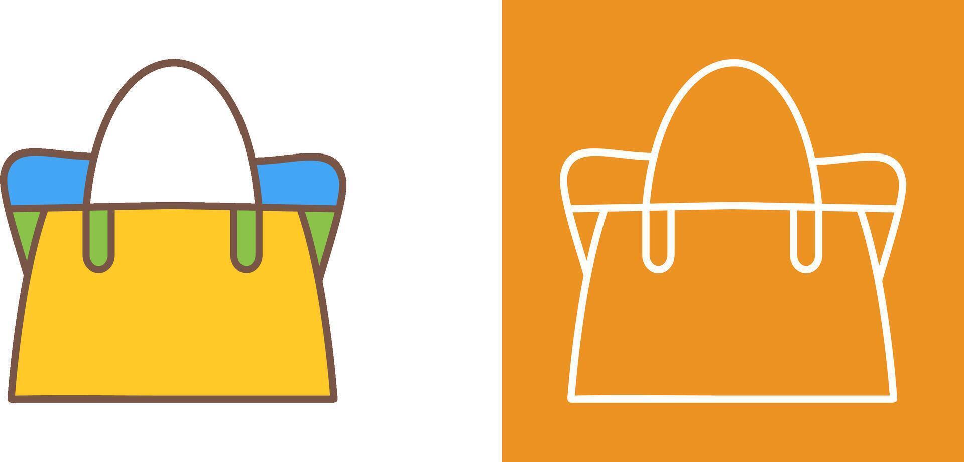 Bag Icon Design vector