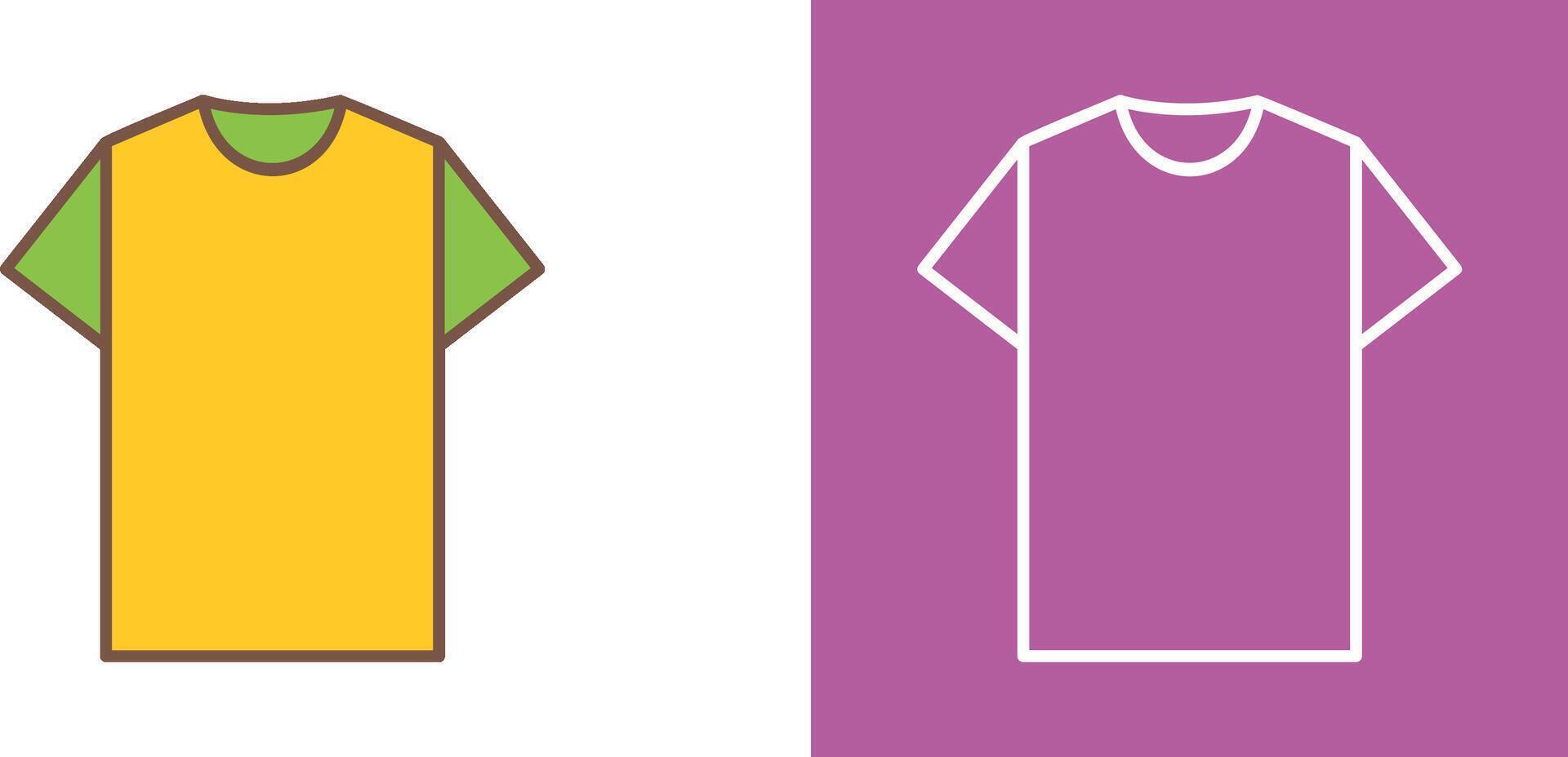 Plain T Shirt Icon Design vector