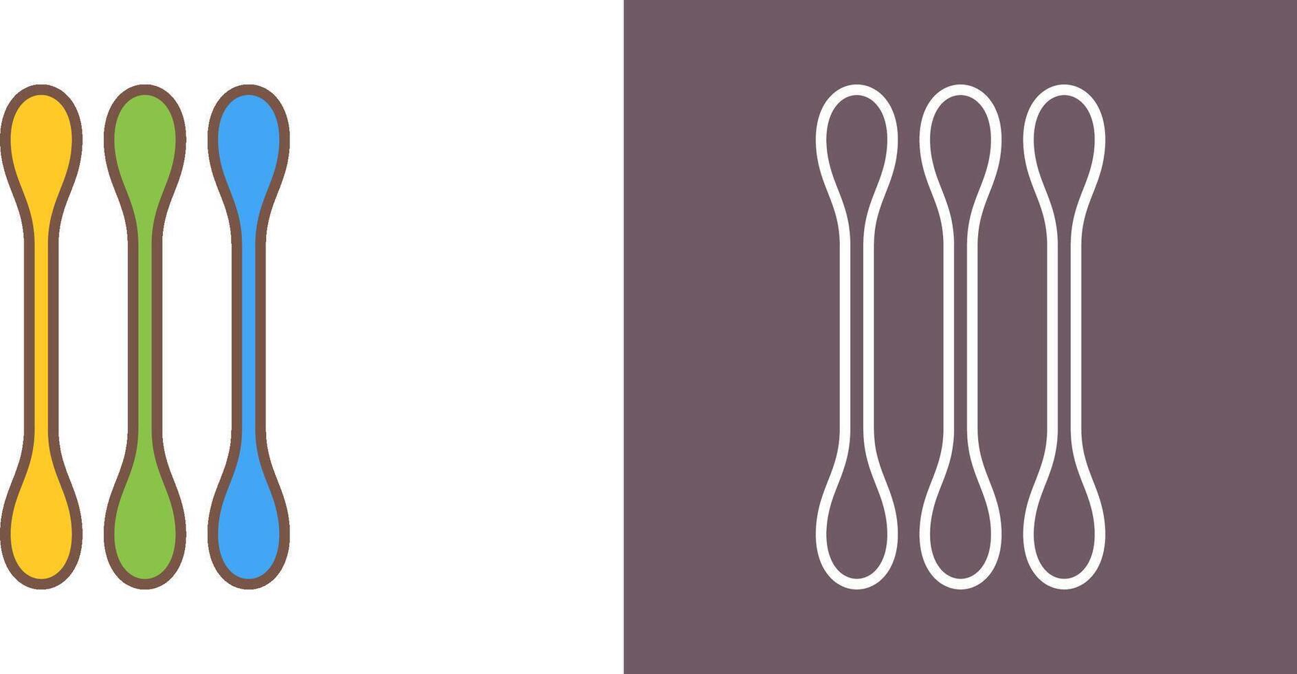 Cotton Bud Icon Design vector