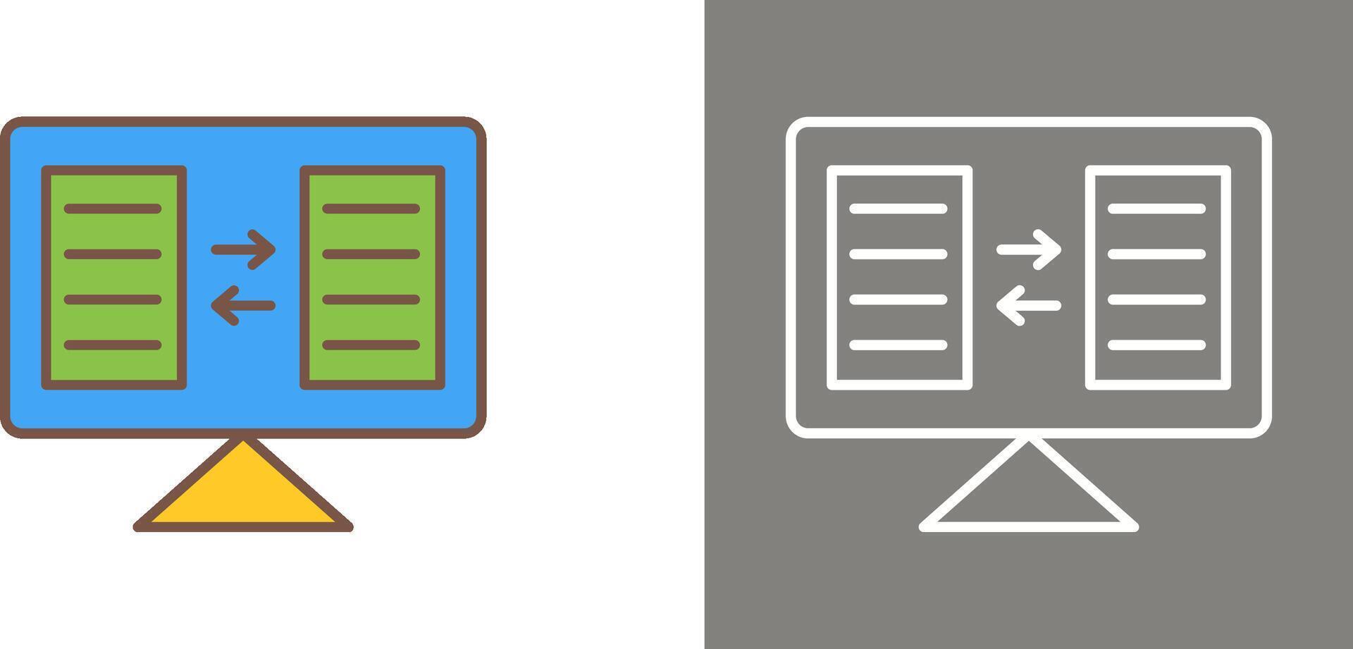 File Sharing Icon Design vector