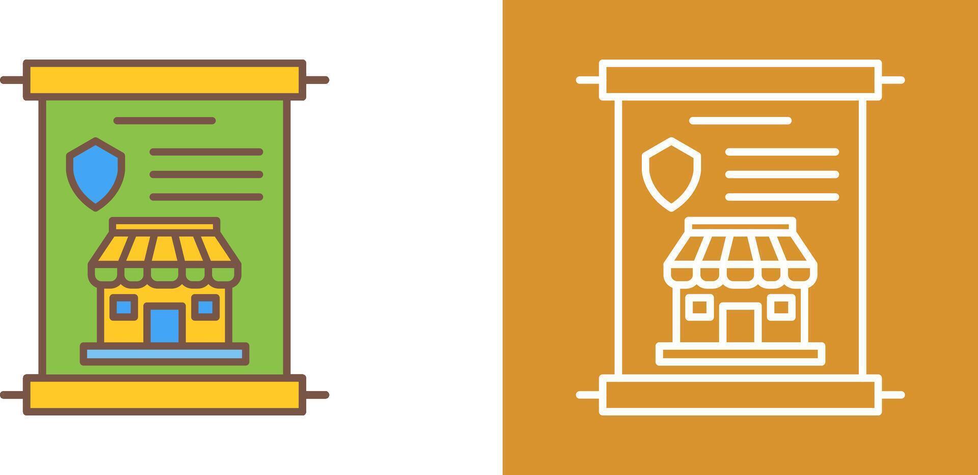 Policy Icon Design vector