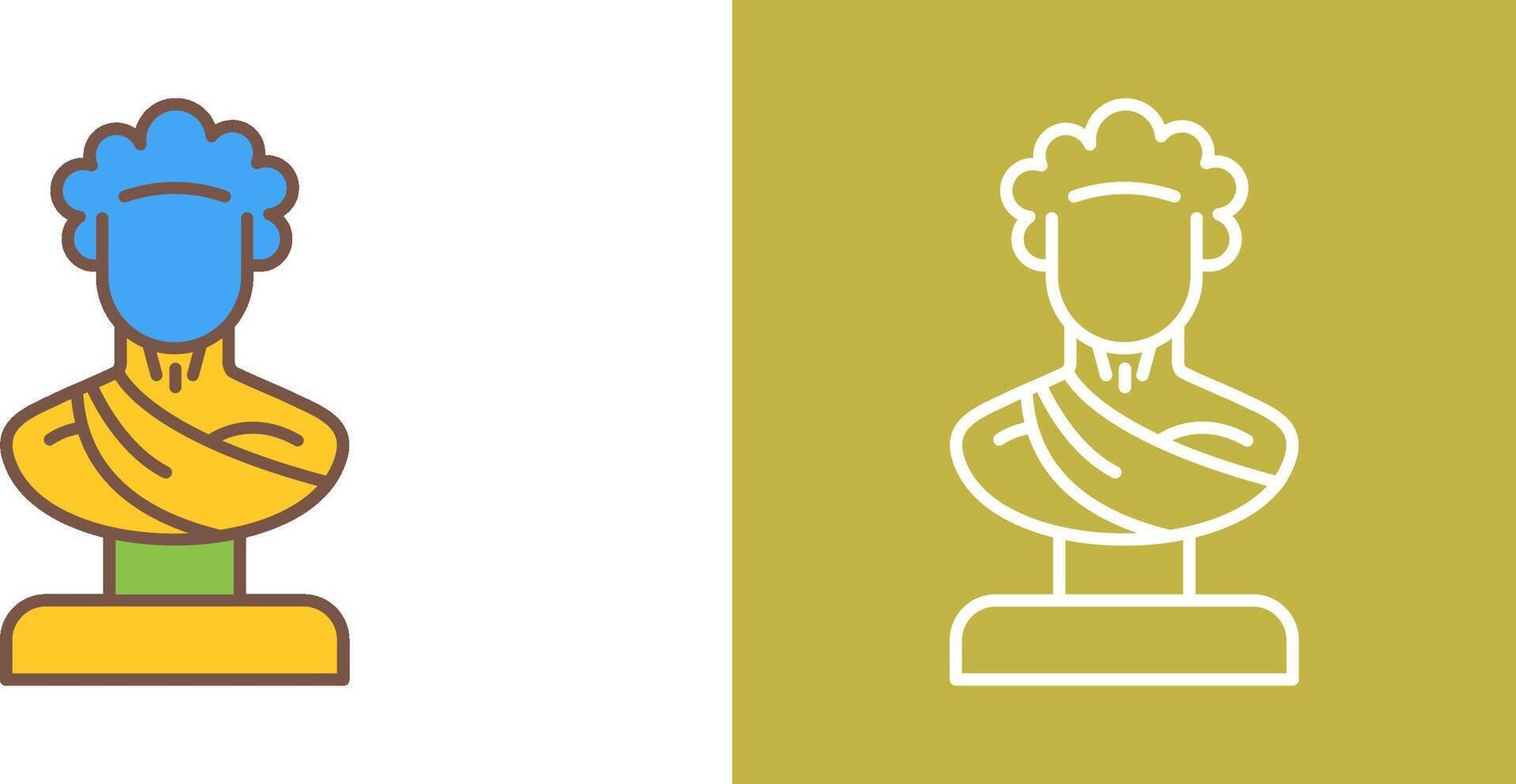 Statue Icon Design vector