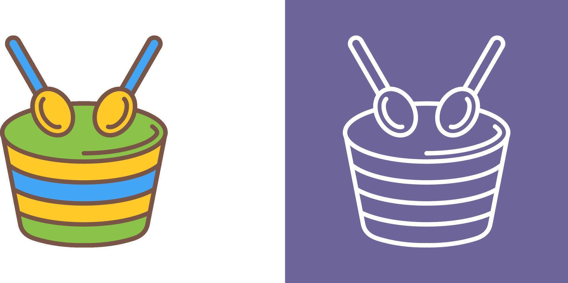 Drum Icon Design vector