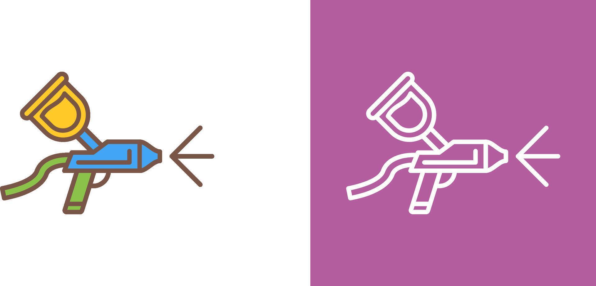 Airbrush Icon Design vector