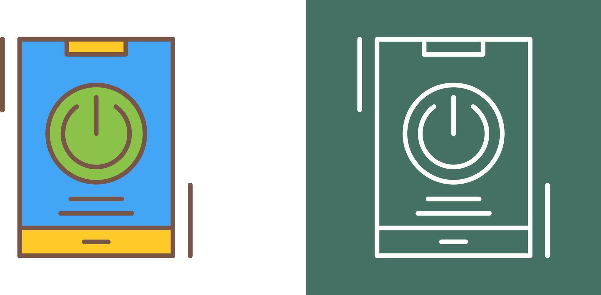 Power Icon Design vector