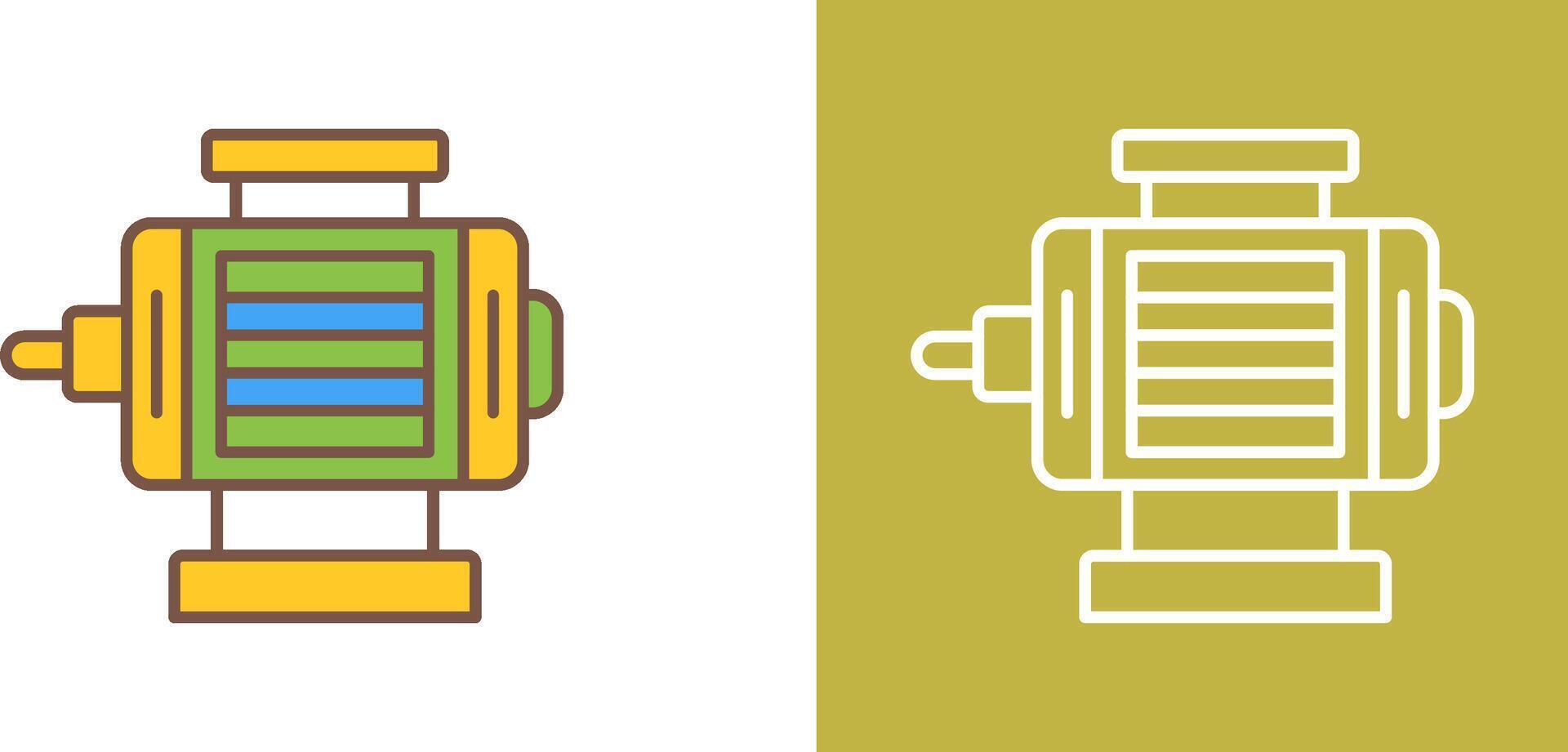 ELectric Motor Icon Design vector