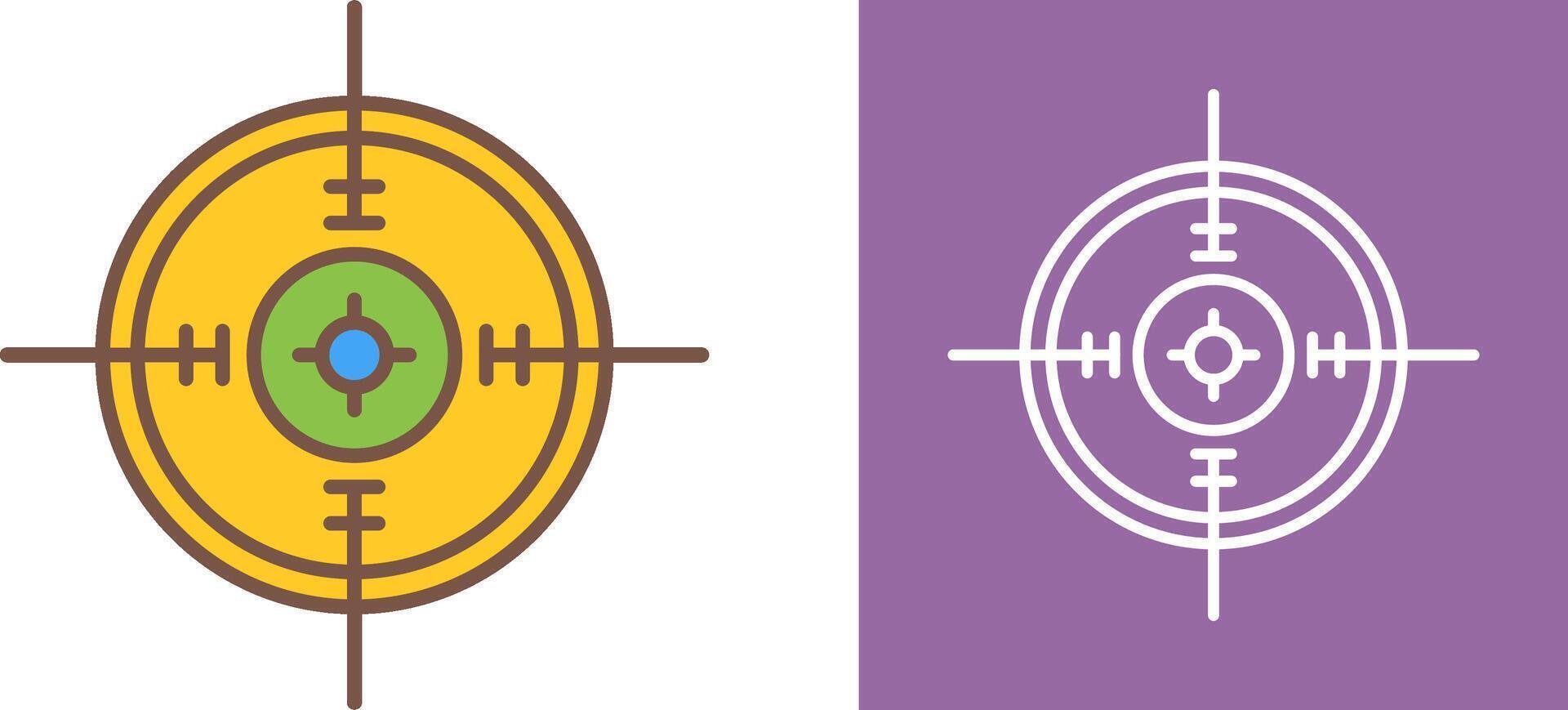 Aim Icon Design vector