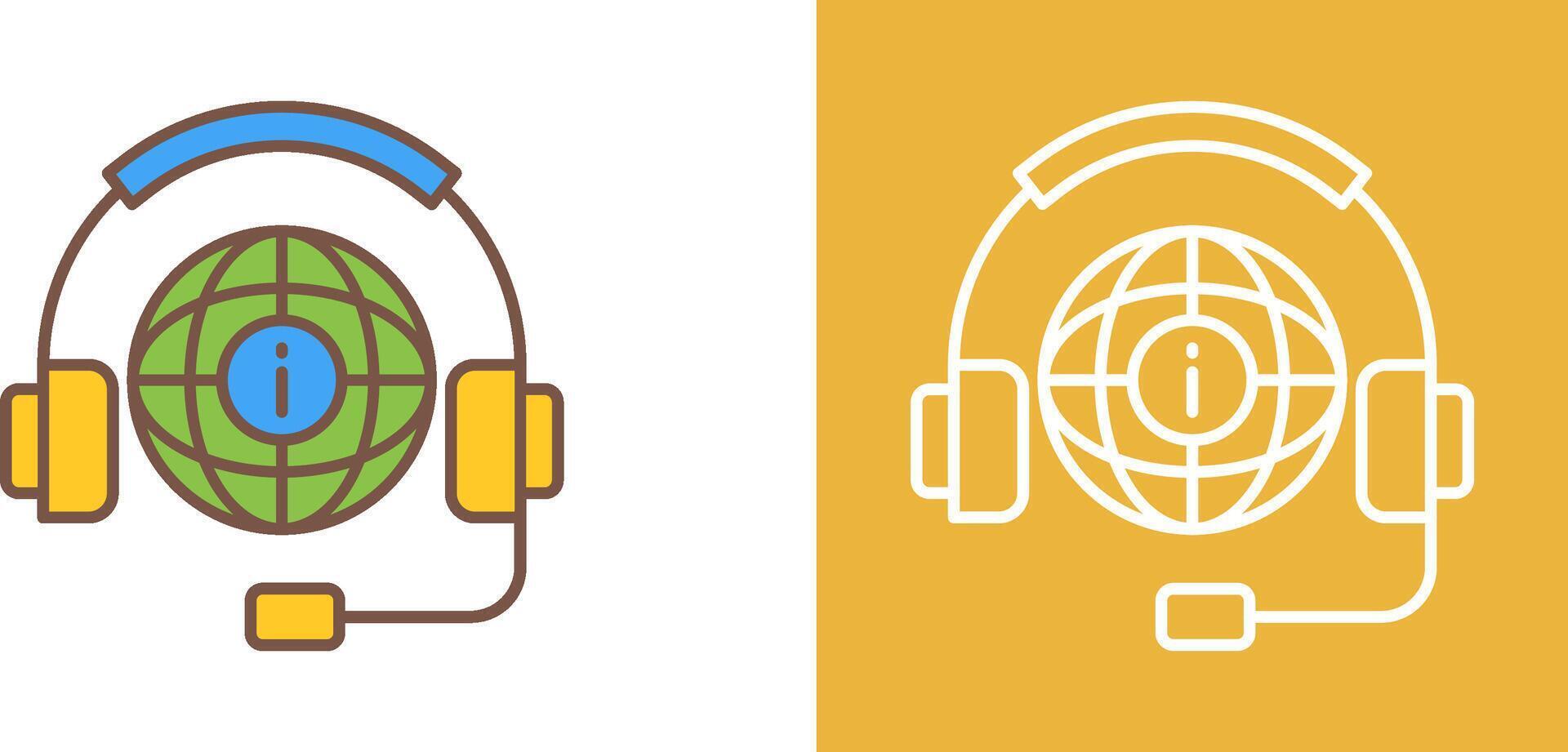 Call Center Icon Design vector