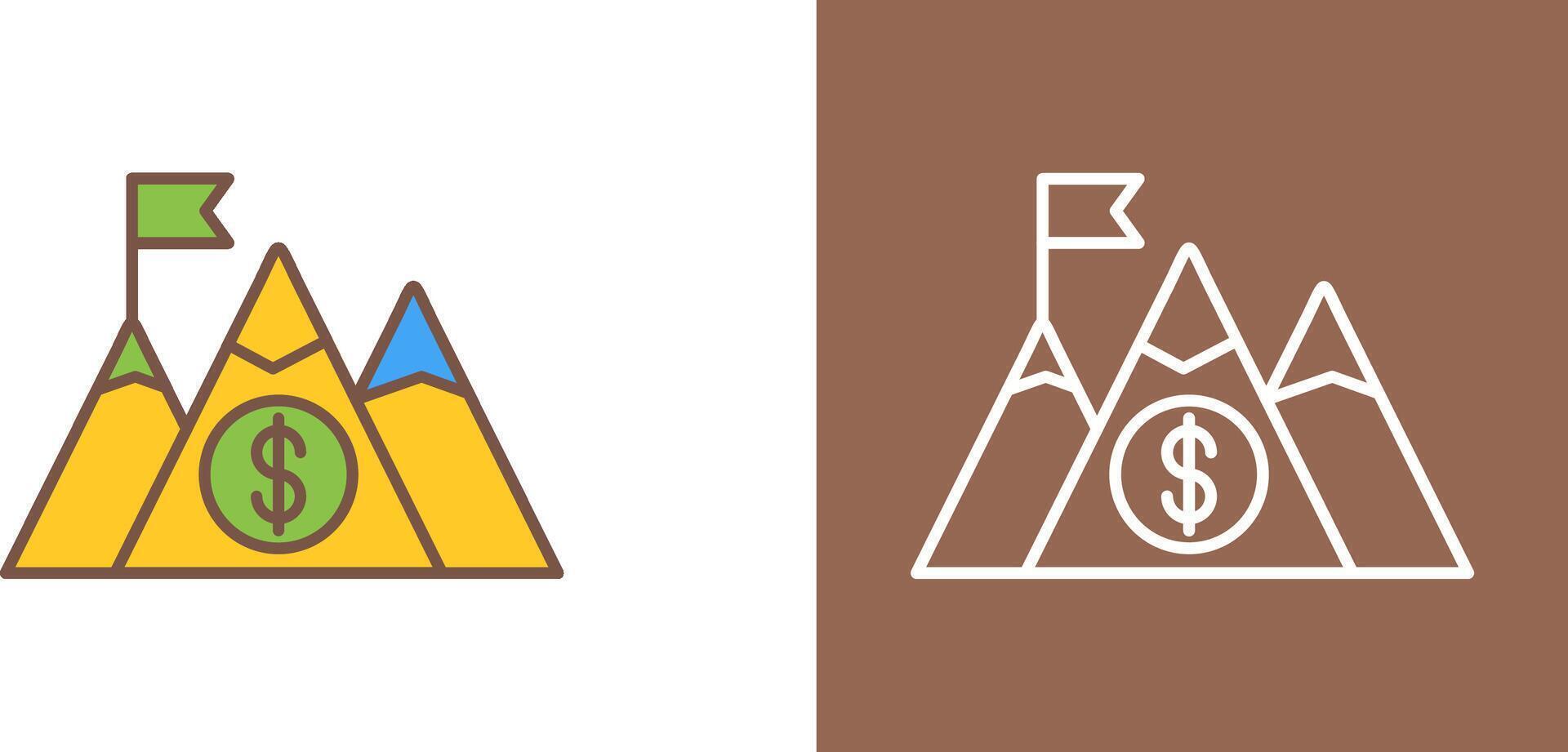 Mountain Icon Design vector