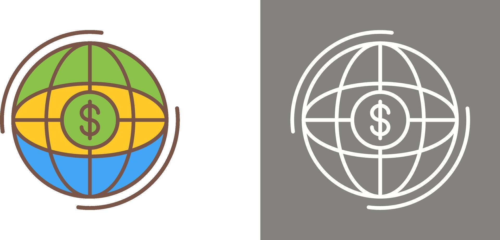 Globe Icon Design vector
