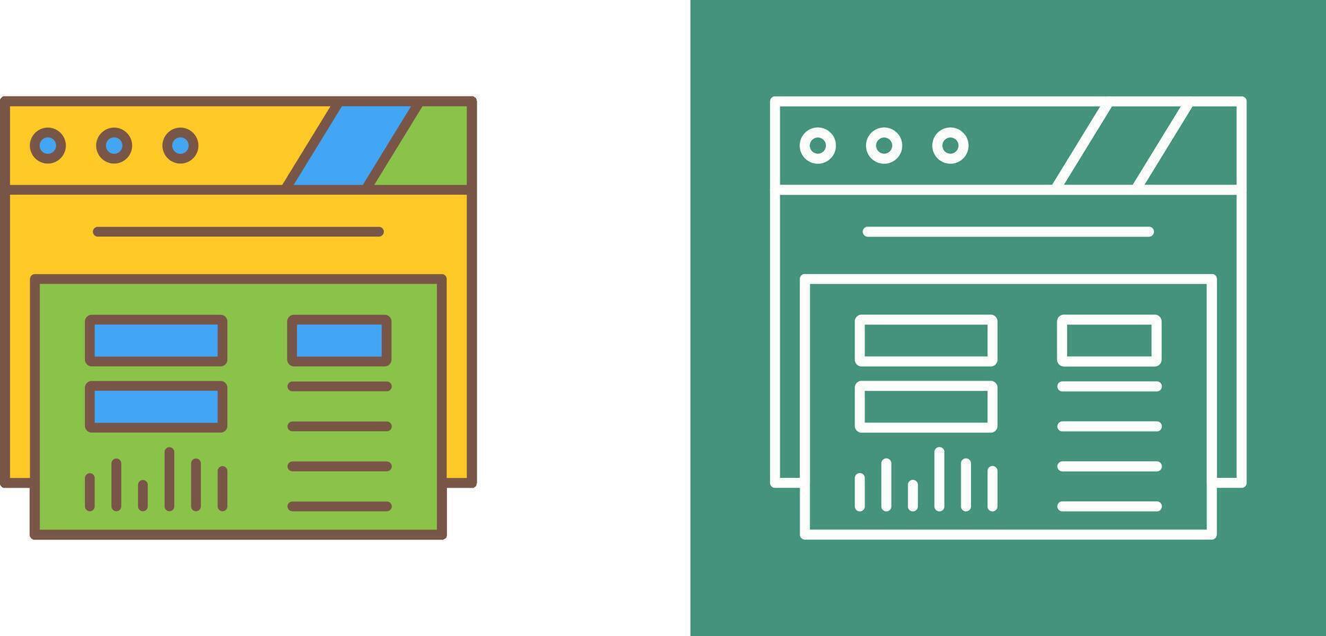 Dashboard Icon Design vector