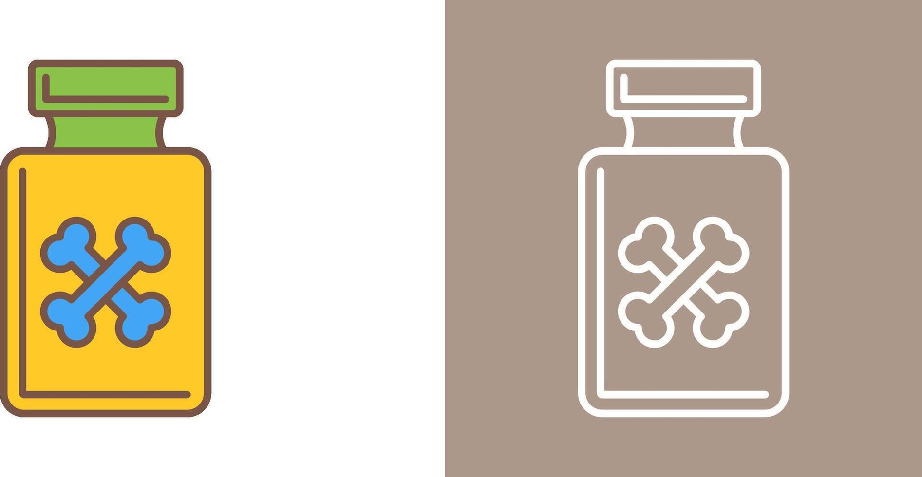 Poison Icon Design vector