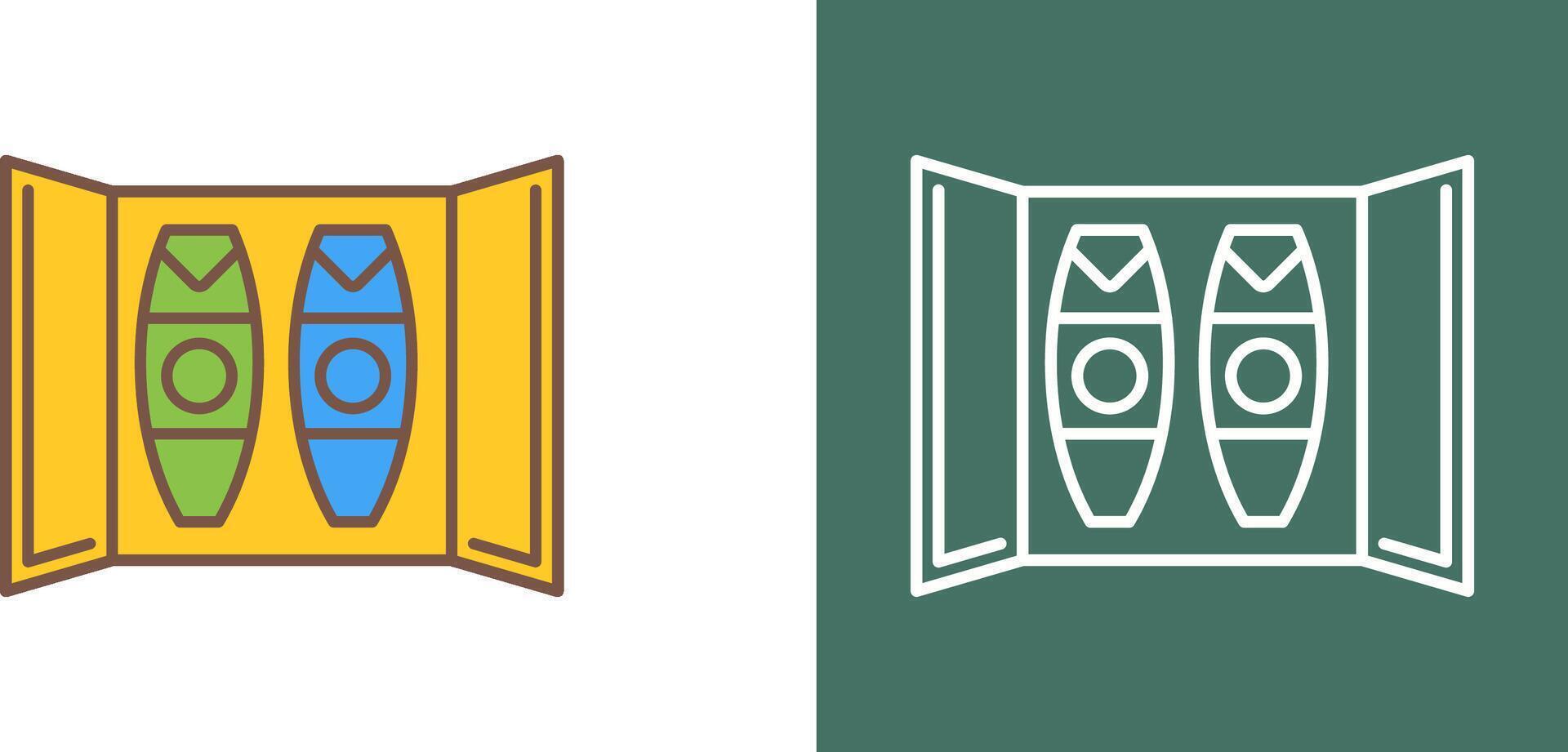 Cigar Box Icon Design vector