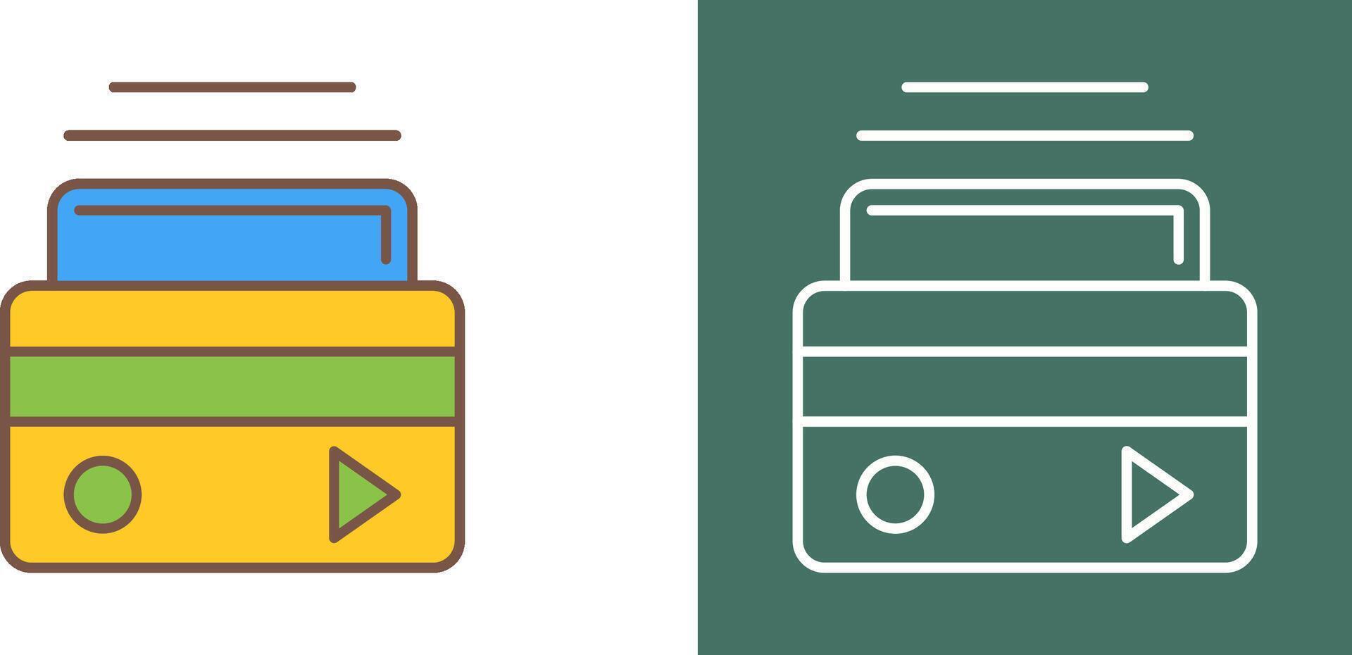 Atm Card Icon Design vector