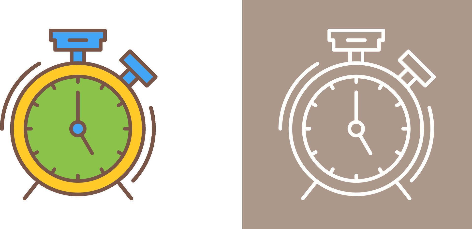Alarm Clock Icon Design vector