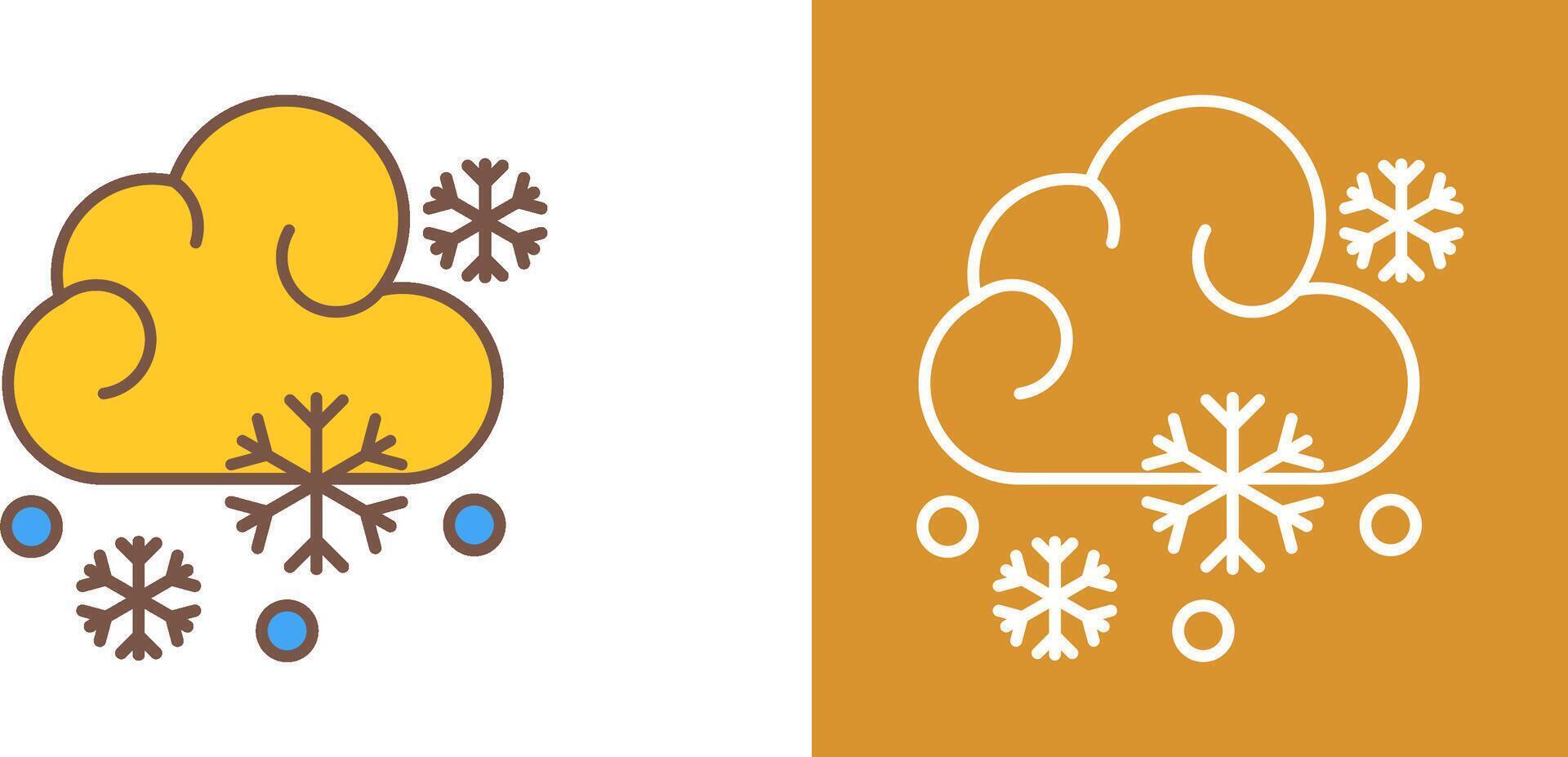 Snowy Icon Design vector