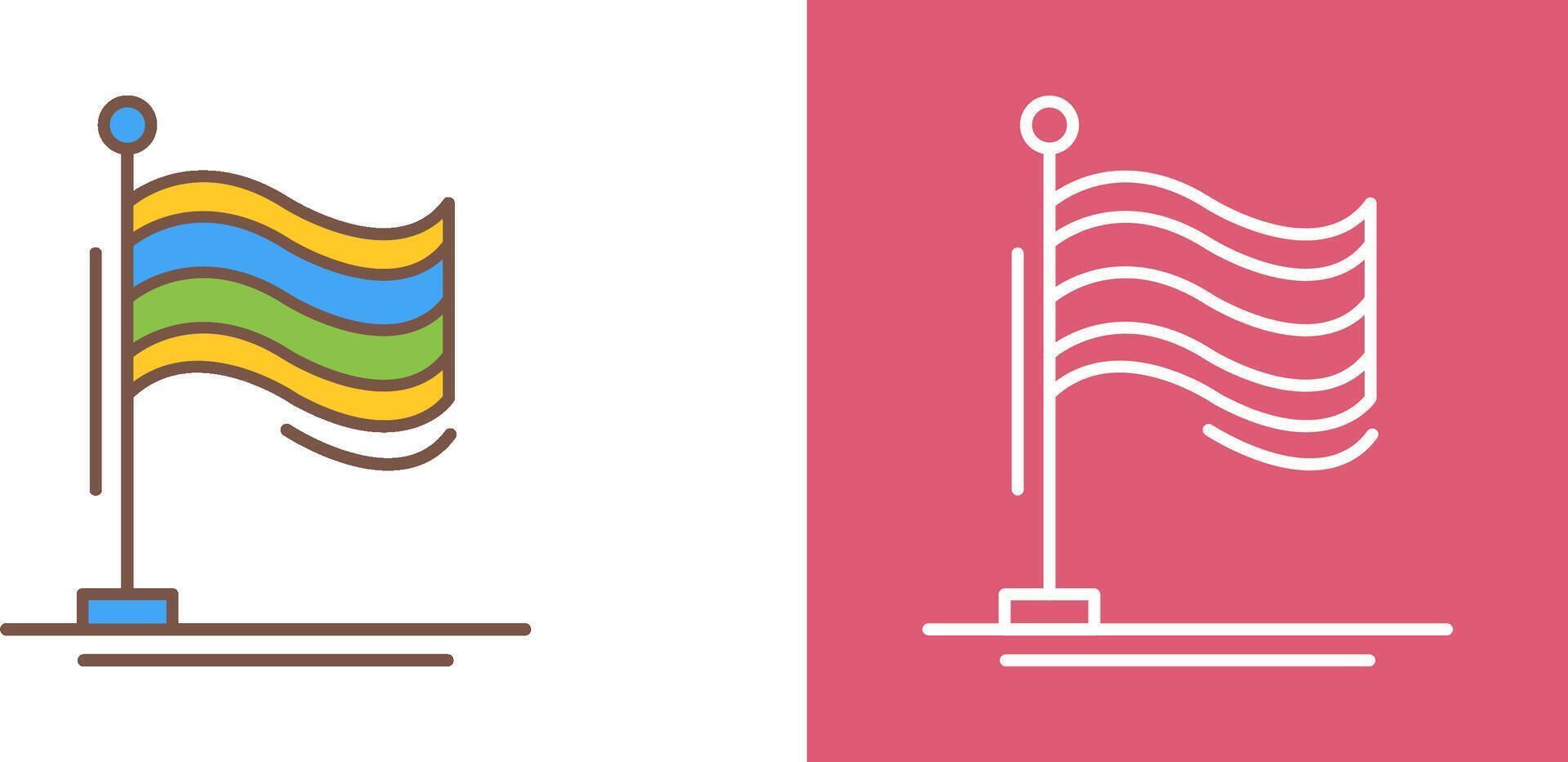 Flag Icon Design vector