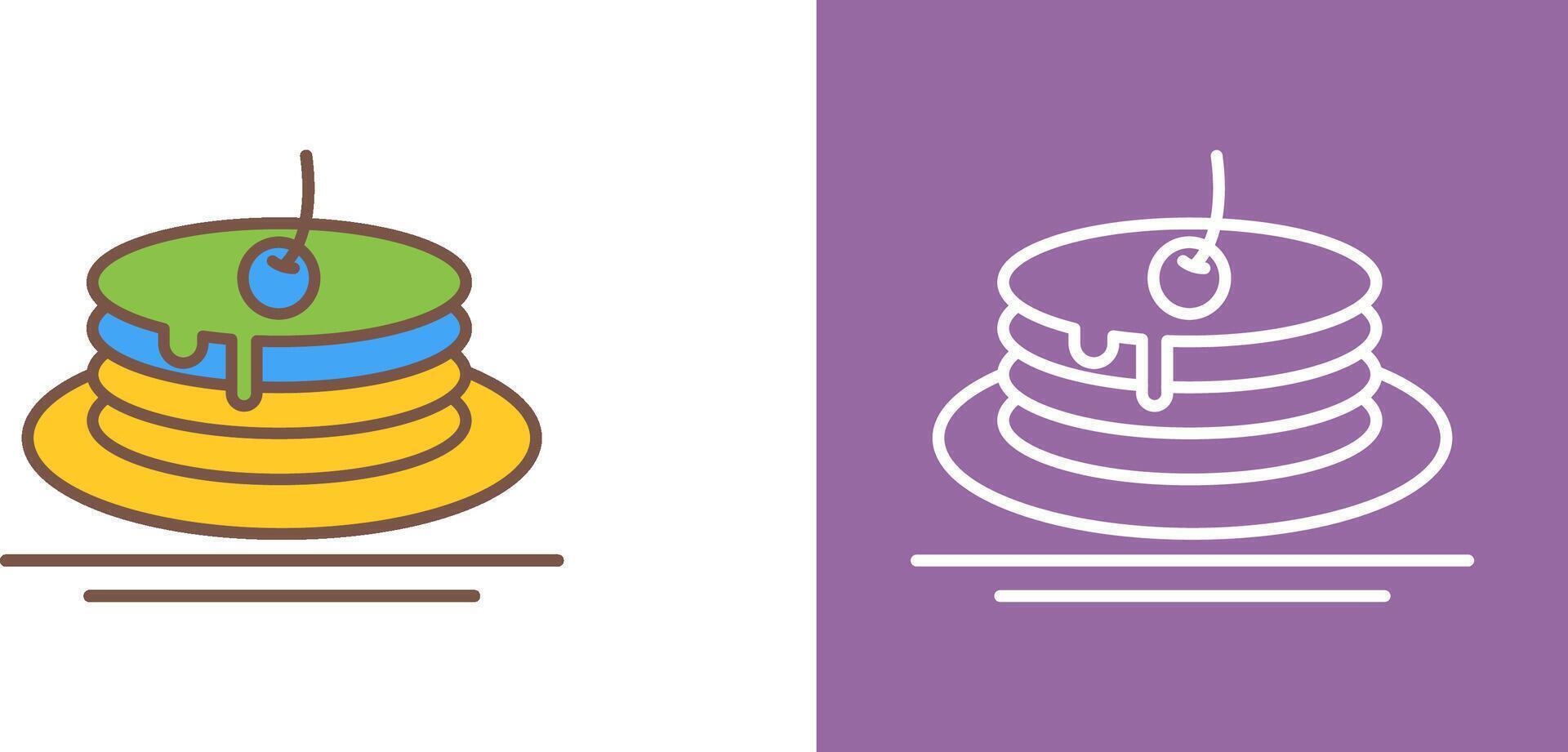 Pancake Icon Design vector
