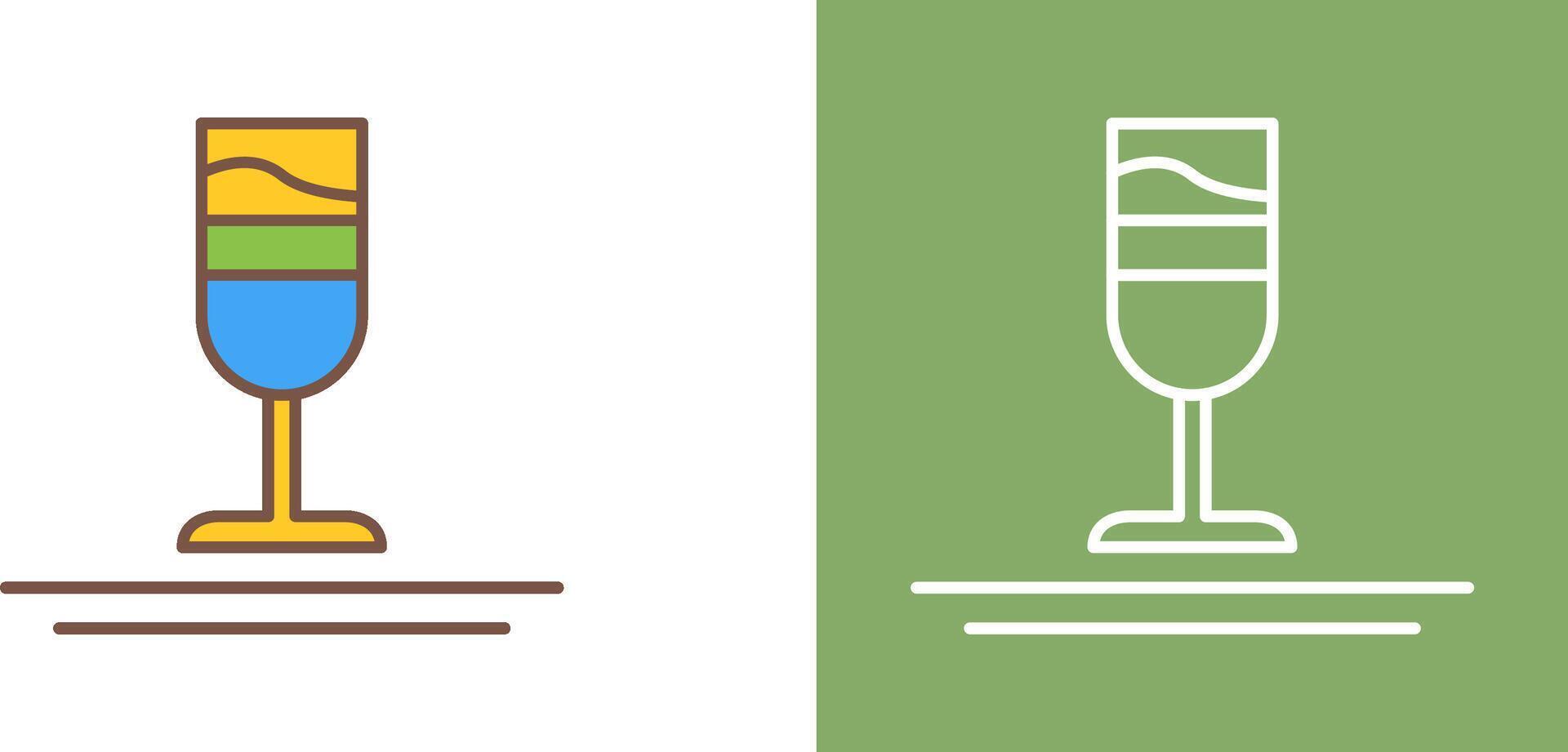Rainbow Drink Icon Design vector