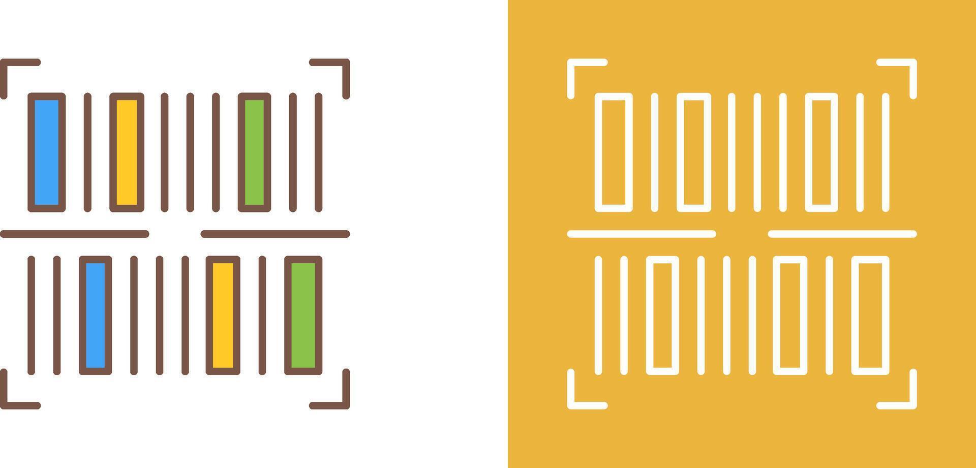 BarCode Icon Design vector
