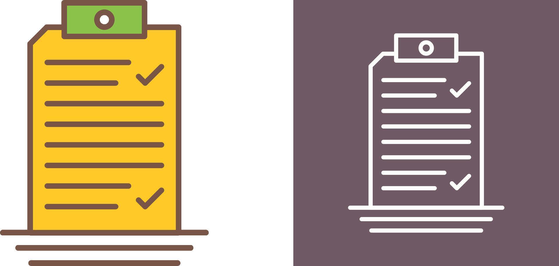 Check List Icon Design vector