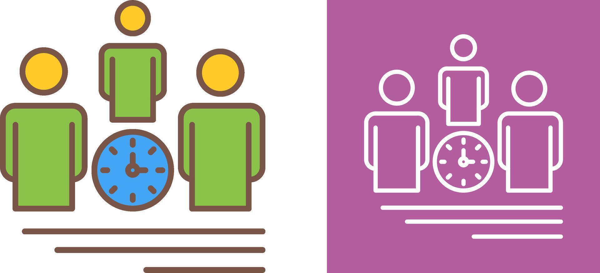 Team Management Icon Design vector