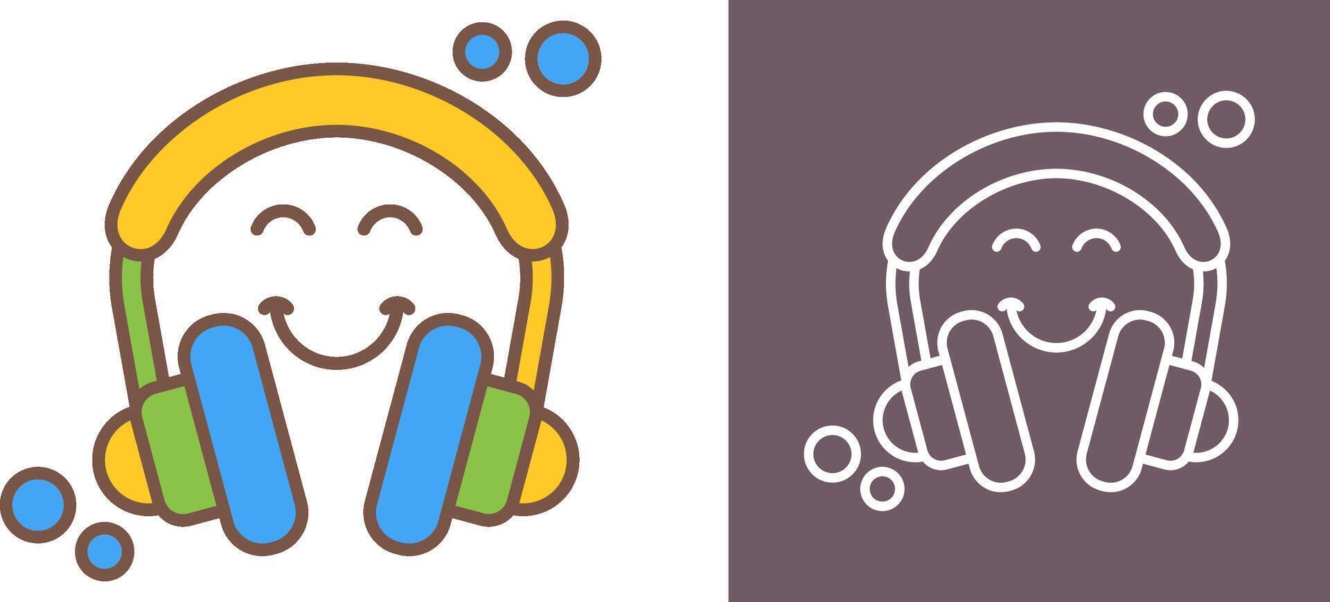Headphones Icon Design vector