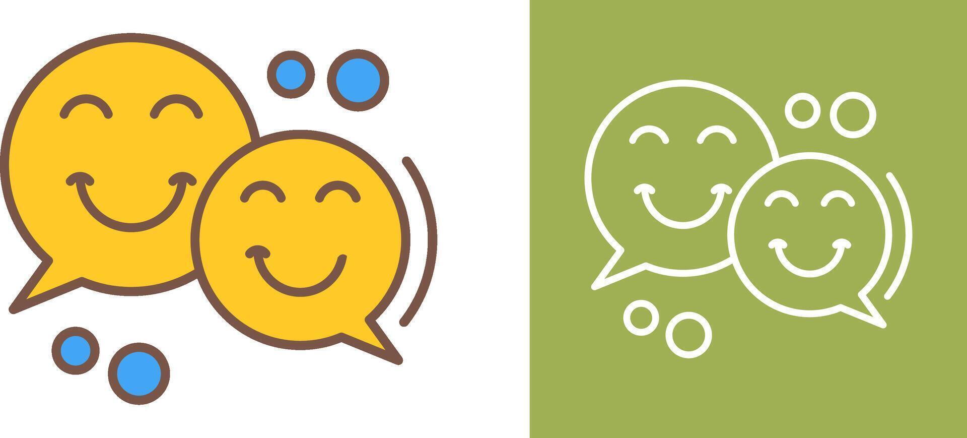 Chatting Icon Design vector