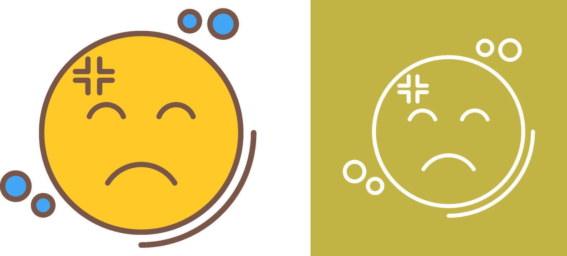 Dissapointment Icon Design vector