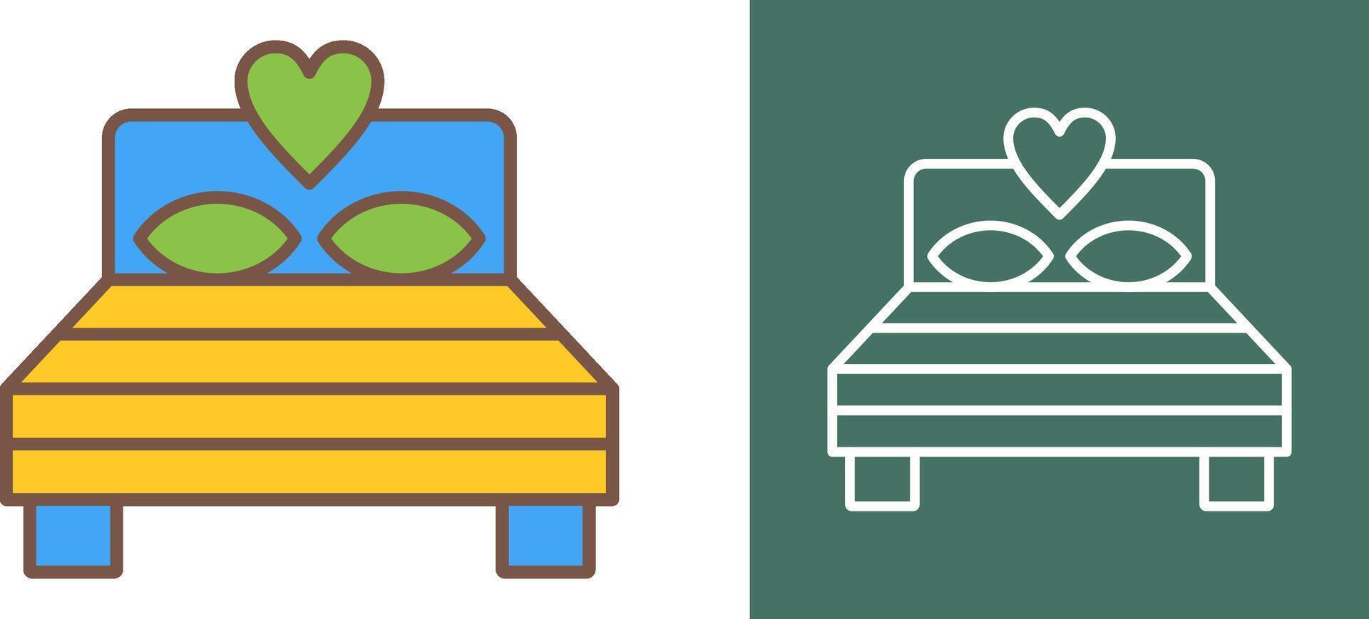 Bedroom Icon Design vector