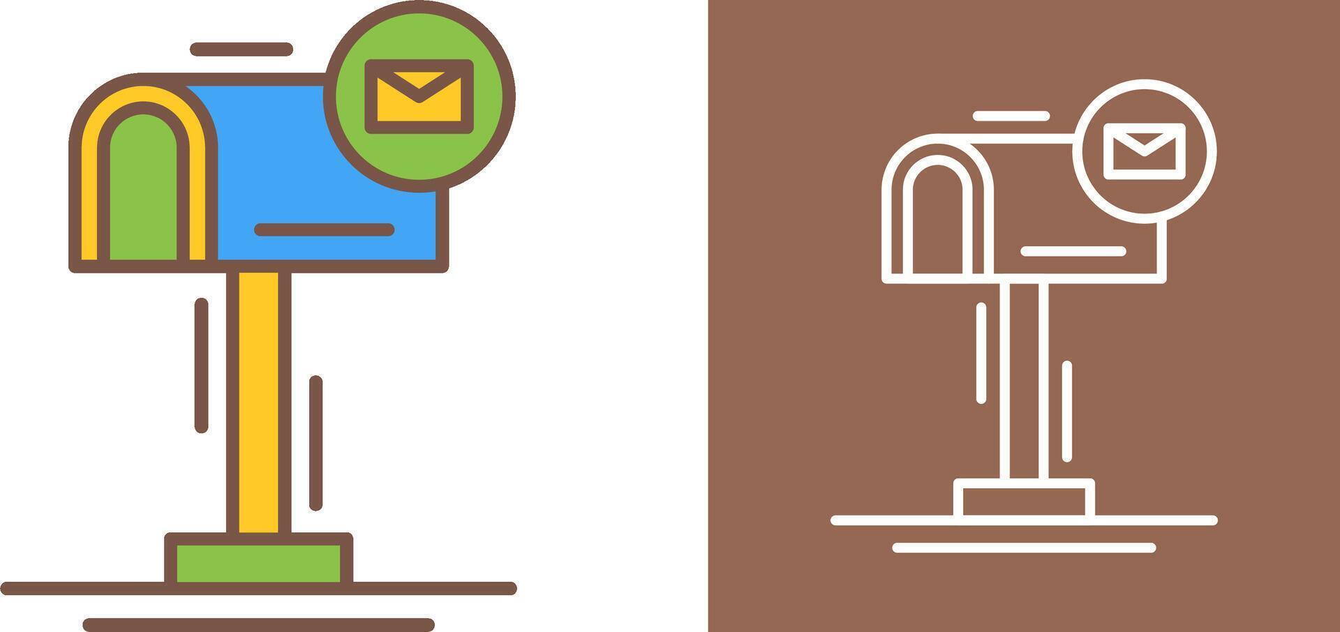 Mail Box Icon Design vector