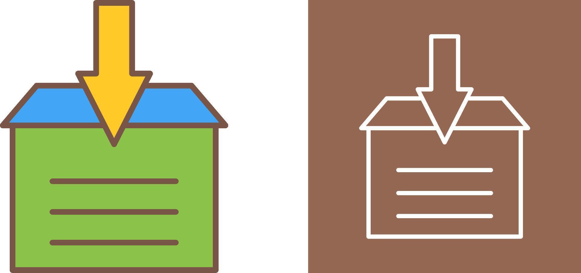 Archive Icon Design vector