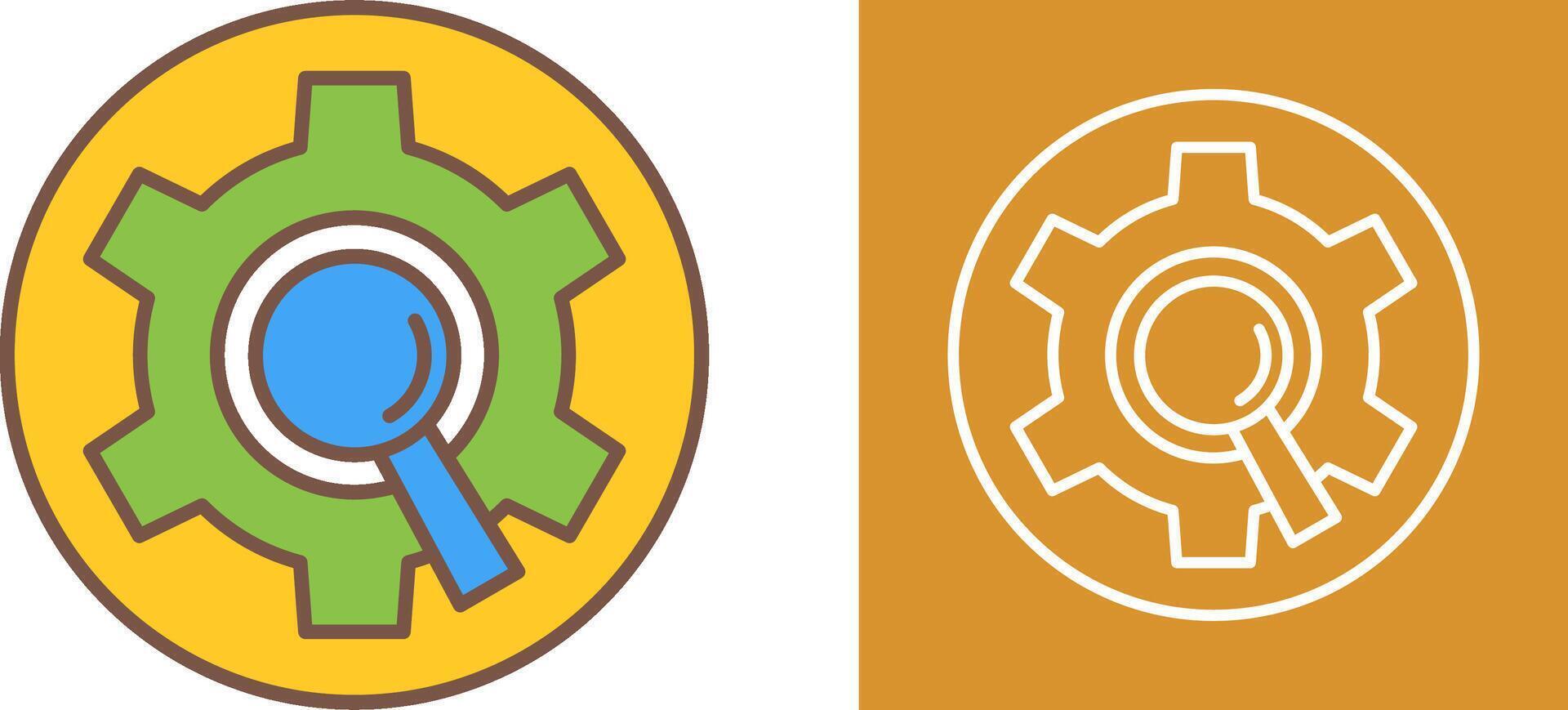 Research Icon Design vector