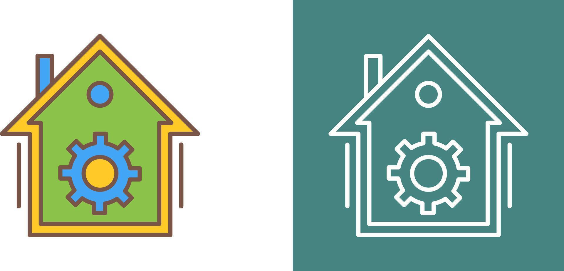 Home Automation Icon Design vector