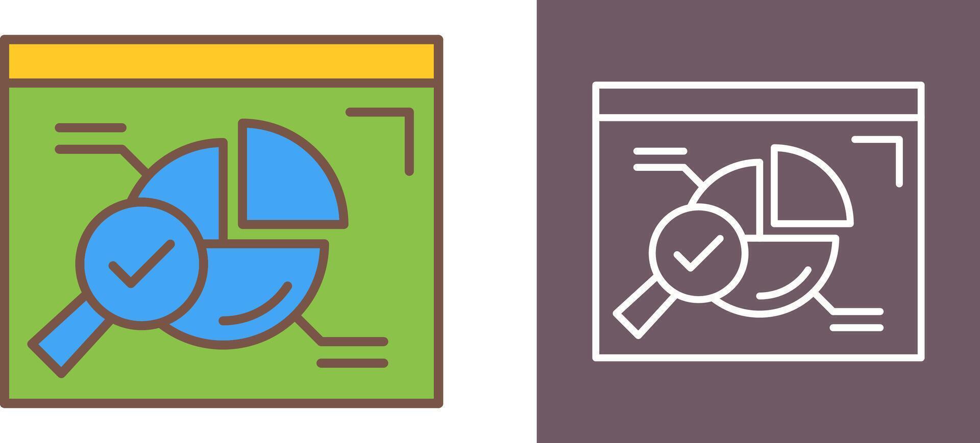 Research Icon Design vector