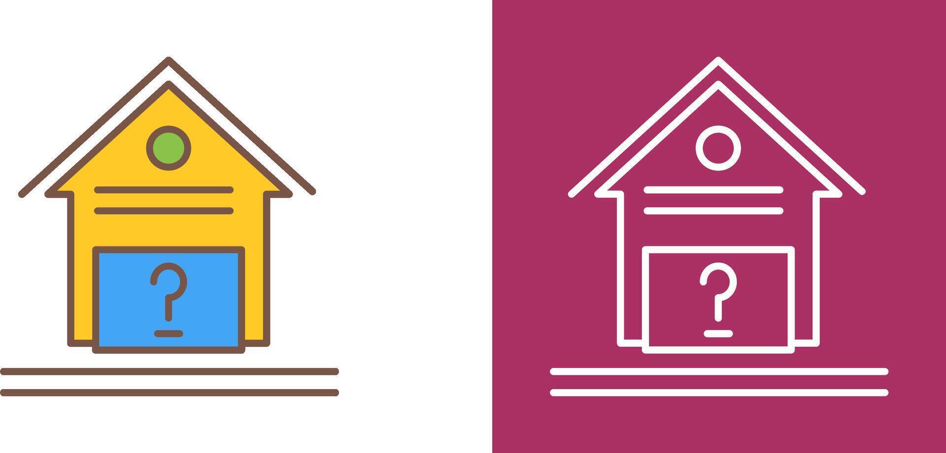 Unknown Icon Design vector