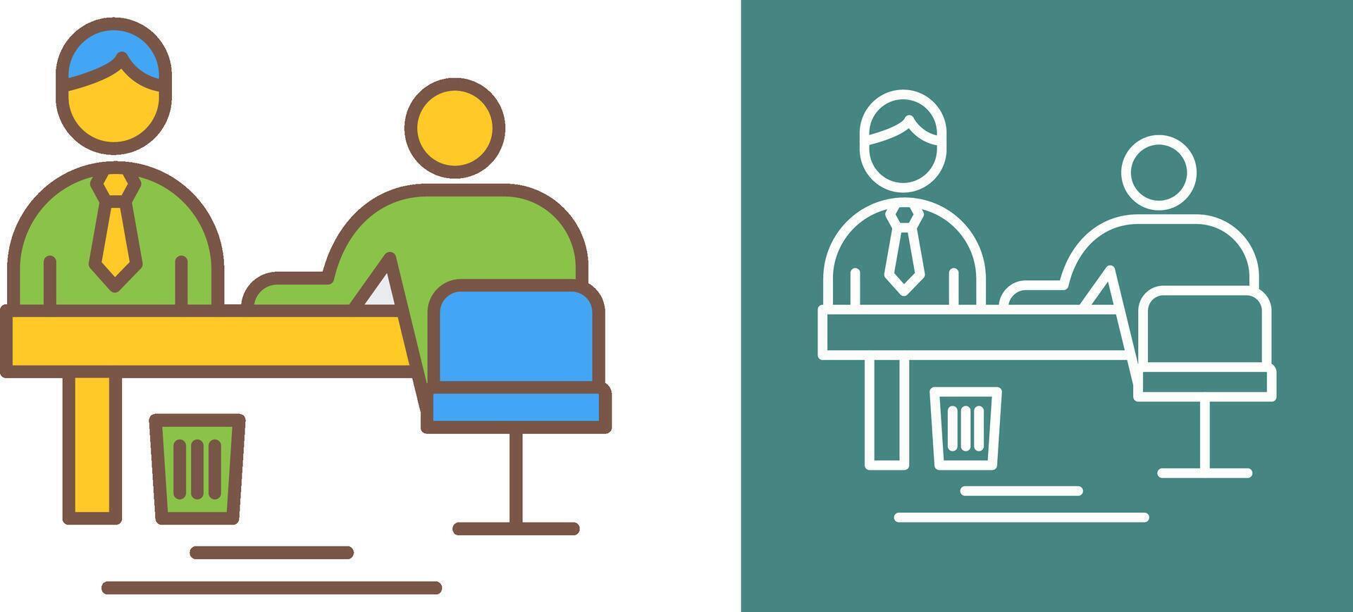 Evaluating work Icon Design vector