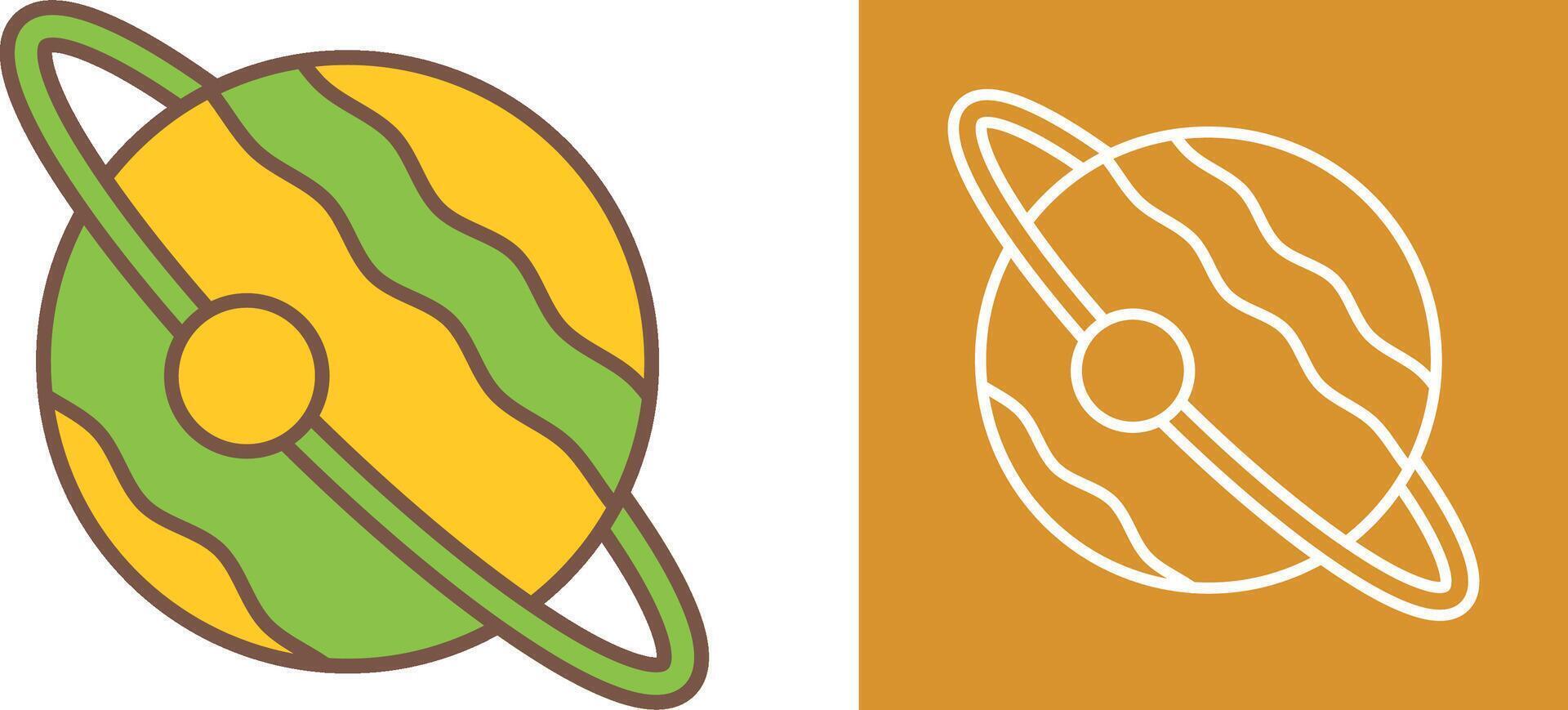 Planet Icon Design vector