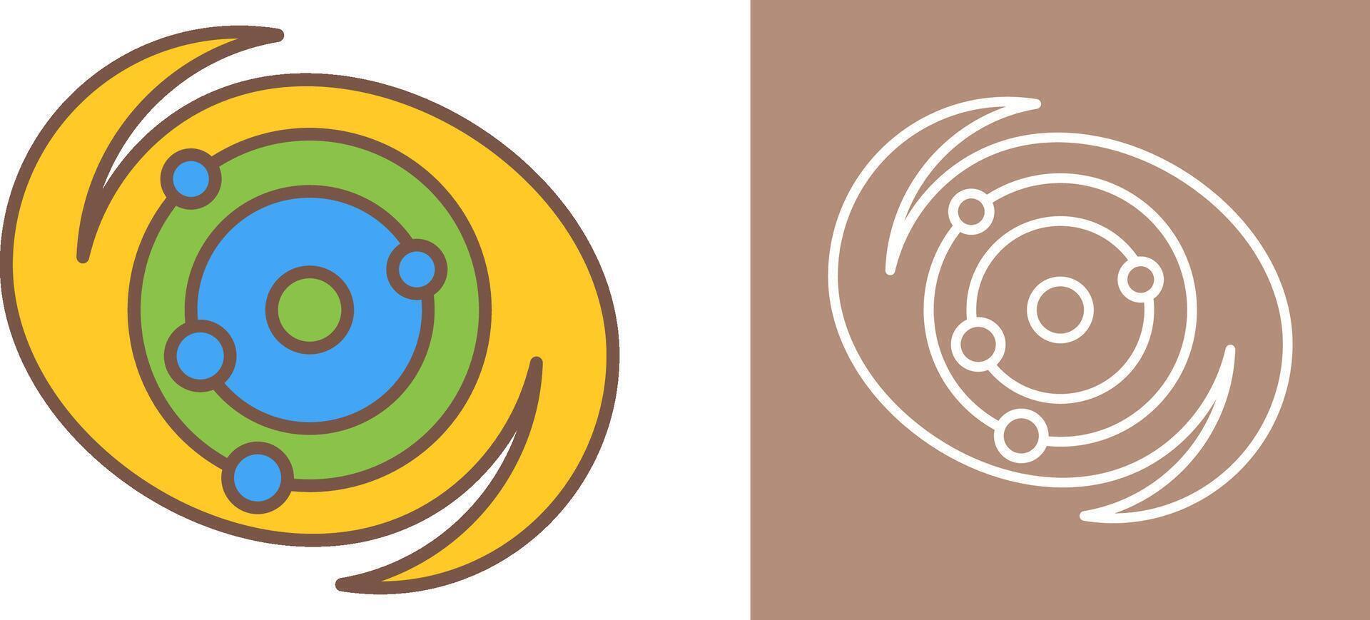 Galaxy Icon Design vector