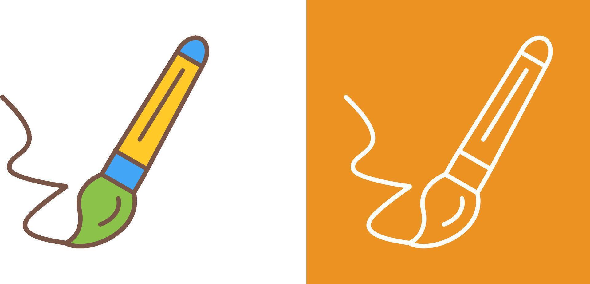 Paint Brush Icon Design vector