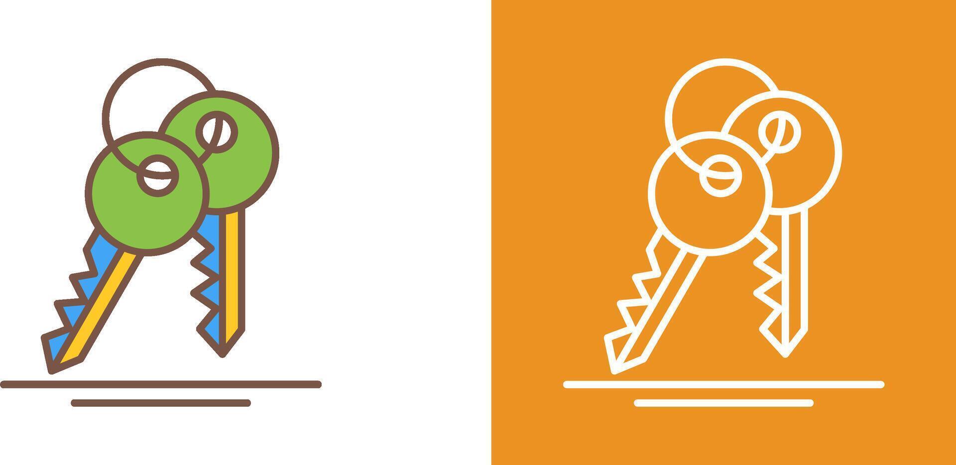 Key Icon Design vector