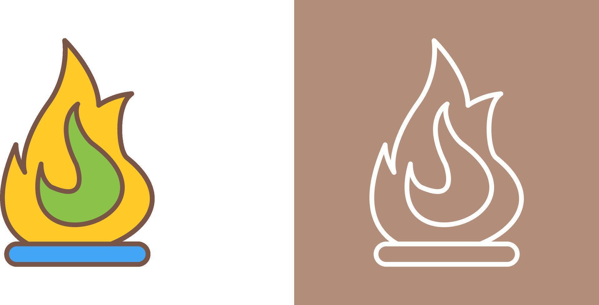 Fire Icon Design vector