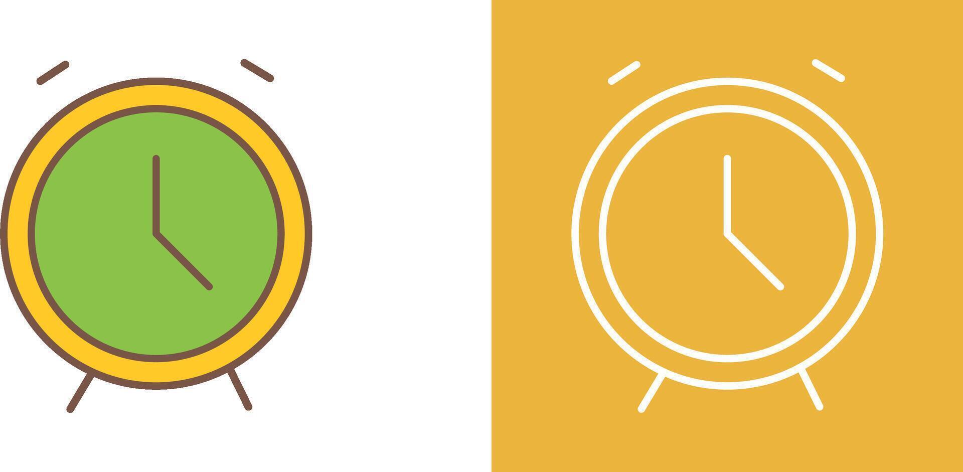 Alarm Clock Icon Design vector
