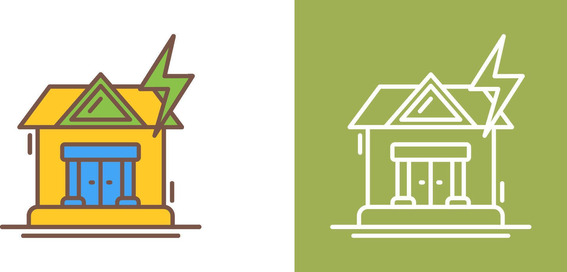 Natural Disaster Icon Design vector