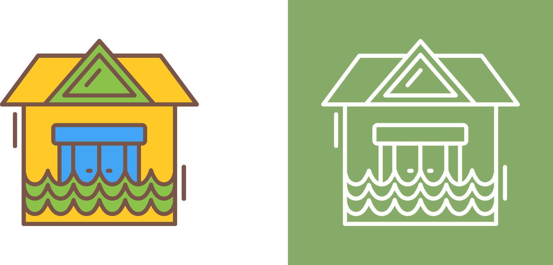 Natural Disaster Icon Design vector