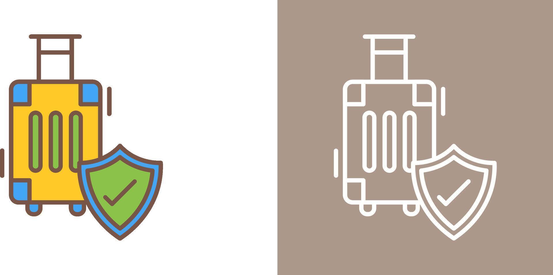 Travel Protection Icon Design vector