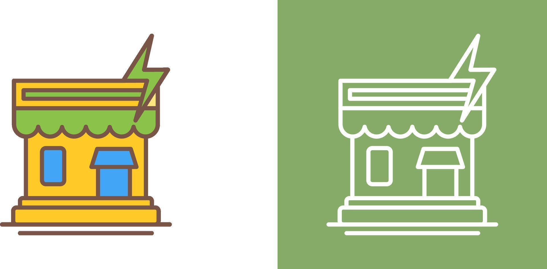 Natural Disaster Icon Design vector