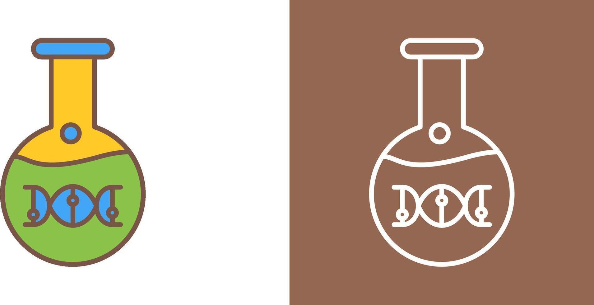 Dna Icon Design vector